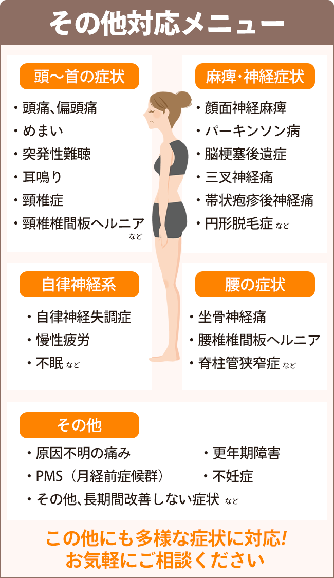 その他対応メニュー
